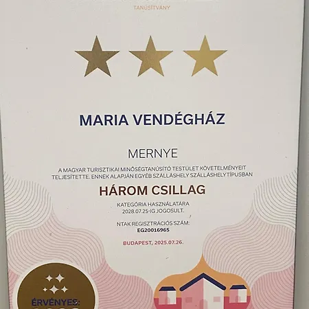 Maria Vendeghaz Guest house